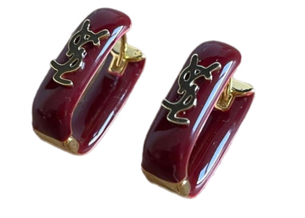 YSL vintage earrings