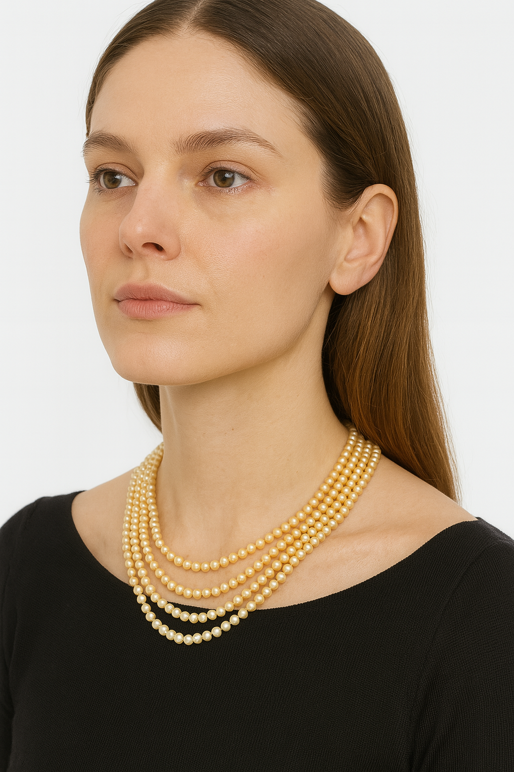 richelieu pearl vintage necklace