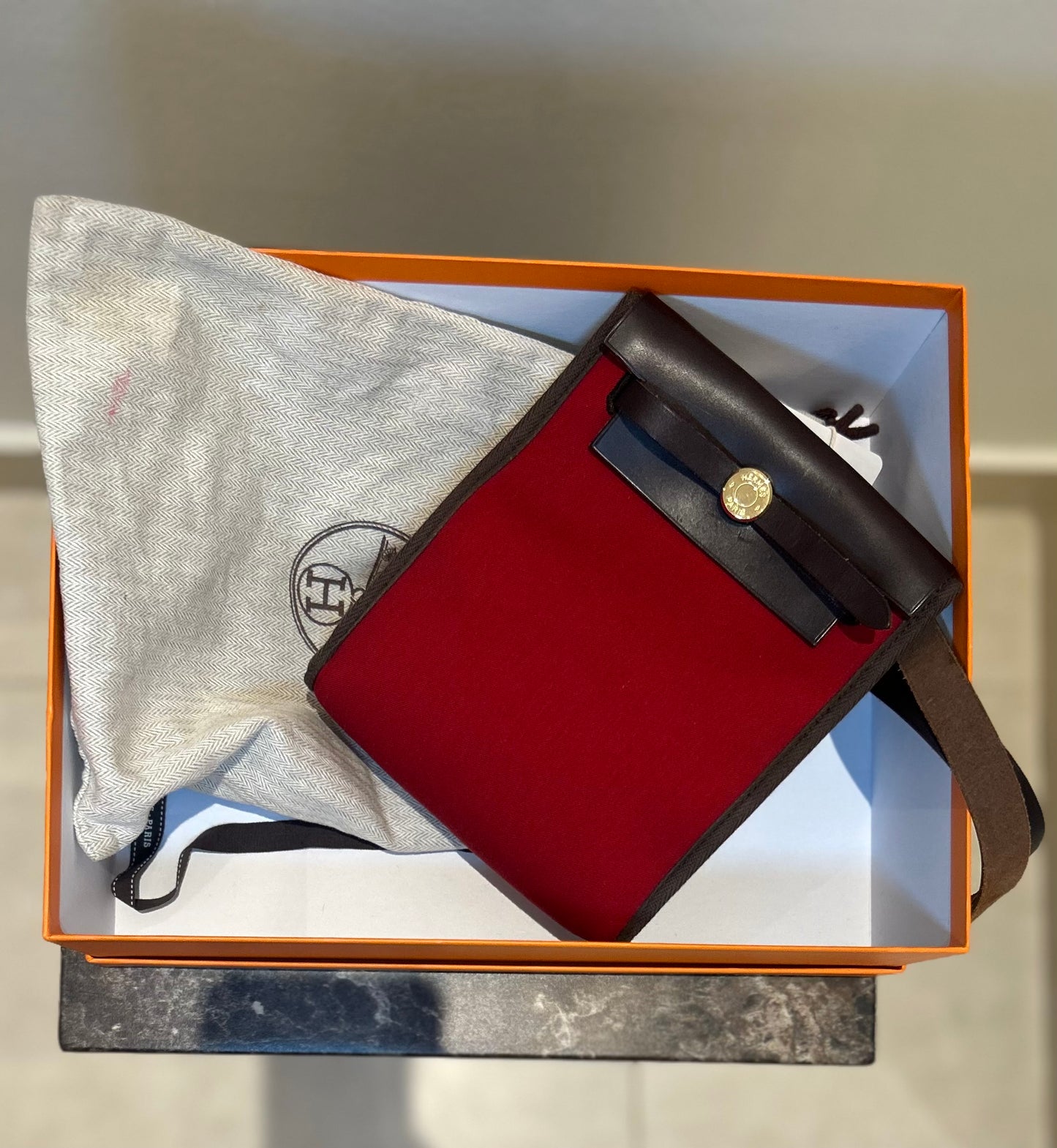 HERMÈS vintage mini herbag