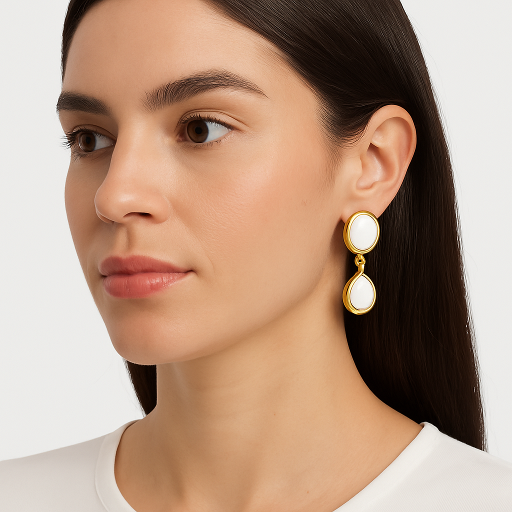 KJL vintage earrings