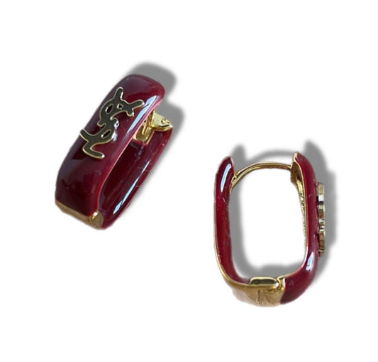 YSL vintage earrings