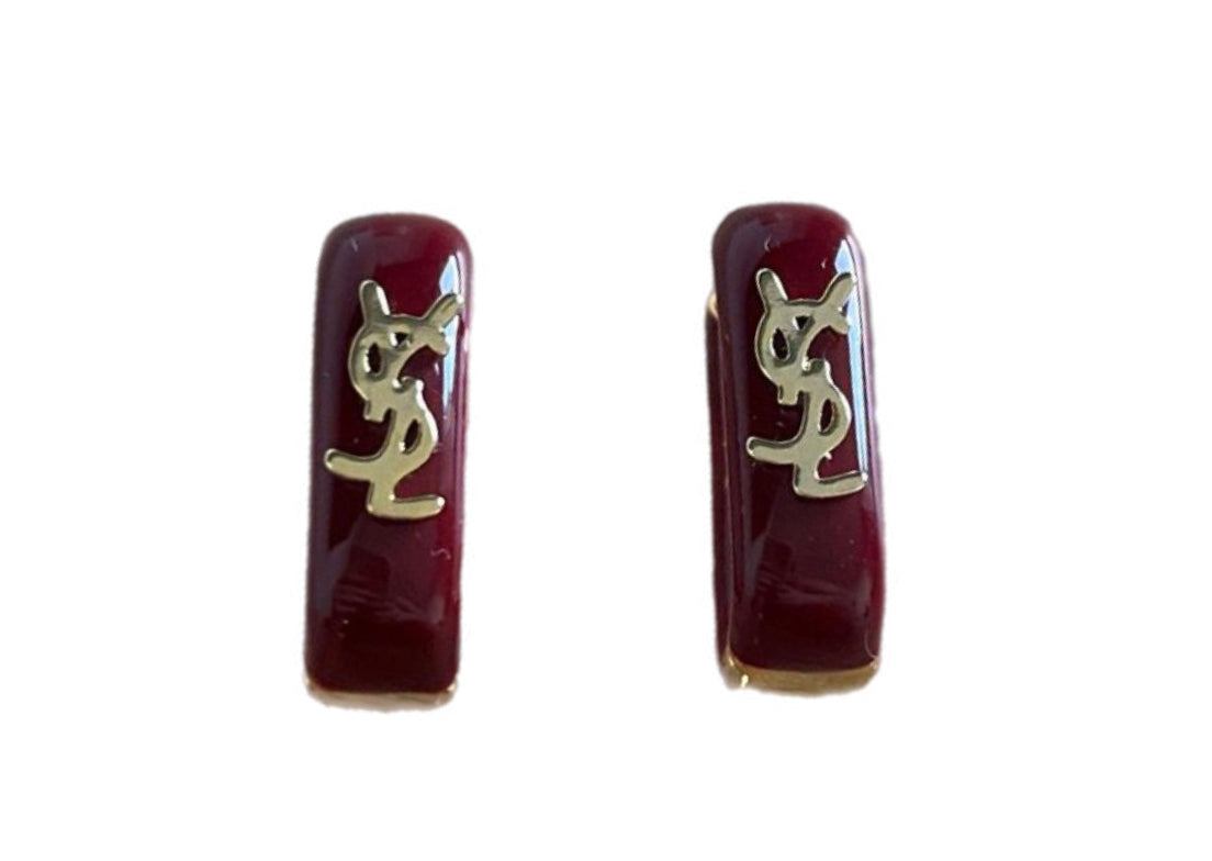 YSL vintage earrings